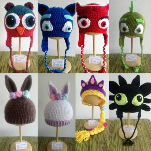 GORROS EN CROCHET