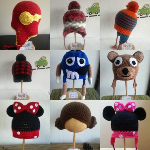 GORROS EN CROCHET